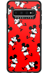 Iconic Mouse (red pattern) - Samsung Galaxy S10
