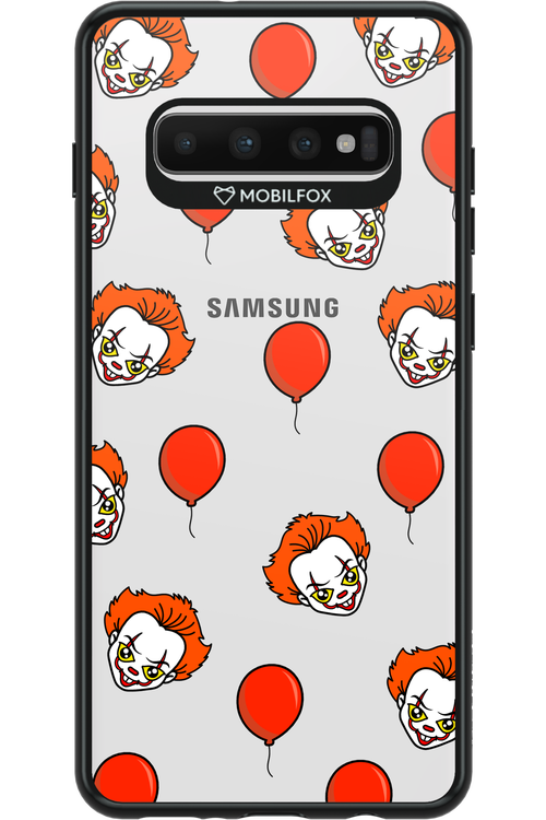 Mystery Clown (Transparent) - Samsung Galaxy S10+