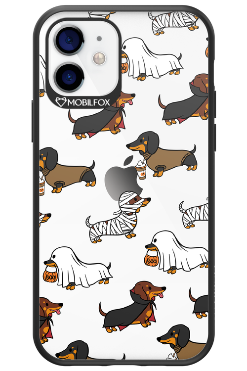 Scary Dachshund (Transparent) - Apple iPhone 12