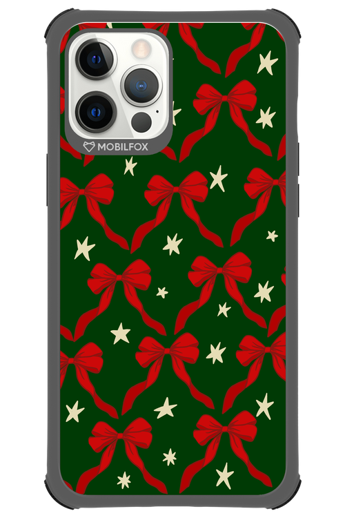 Bow & Stars (Green) - Apple iPhone 12 Pro Max