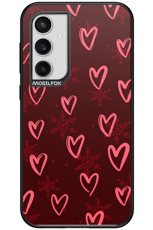 Christmas Hearts - Samsung Galaxy S23 FE