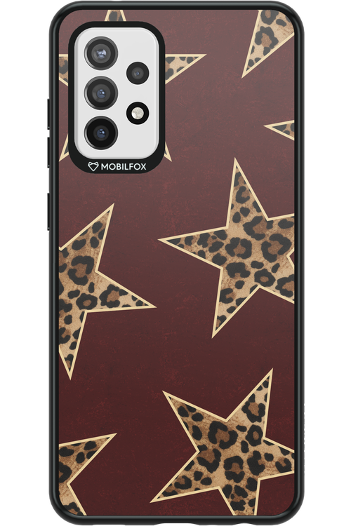 Wild Stars Burgundy - Samsung Galaxy A72