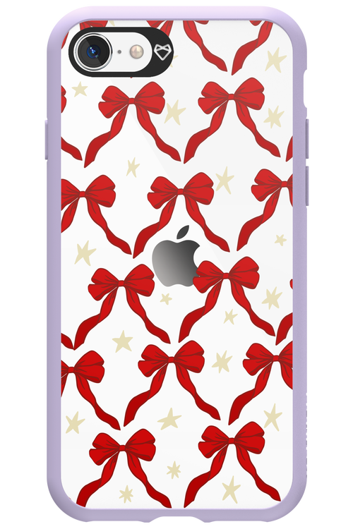 Bow & Stars (Transparent) - Apple iPhone SE 2020