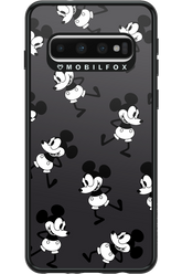 Iconic Mouse (antracite pattern) - Samsung Galaxy S10