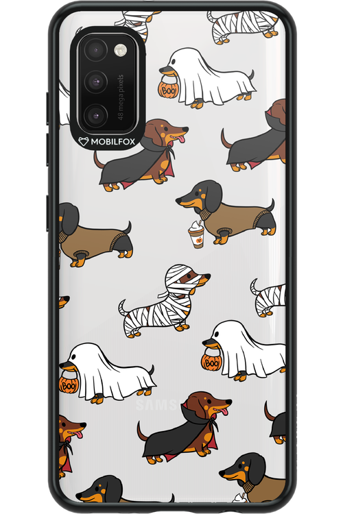 Scary Dachshund (Transparent) - Samsung Galaxy A41