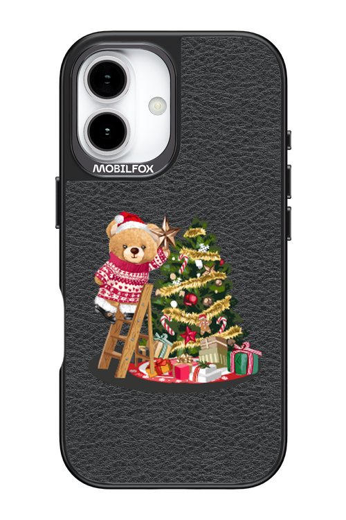 Christmas Bear (Leather) - Apple iPhone 17