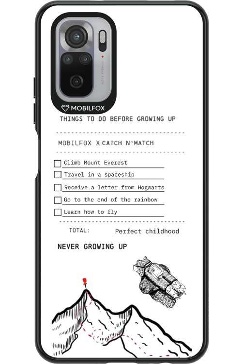 things to do before growing up - Xiaomi Redmi Note 10