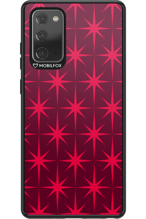 Burgundy Starss - Samsung Galaxy Note 20