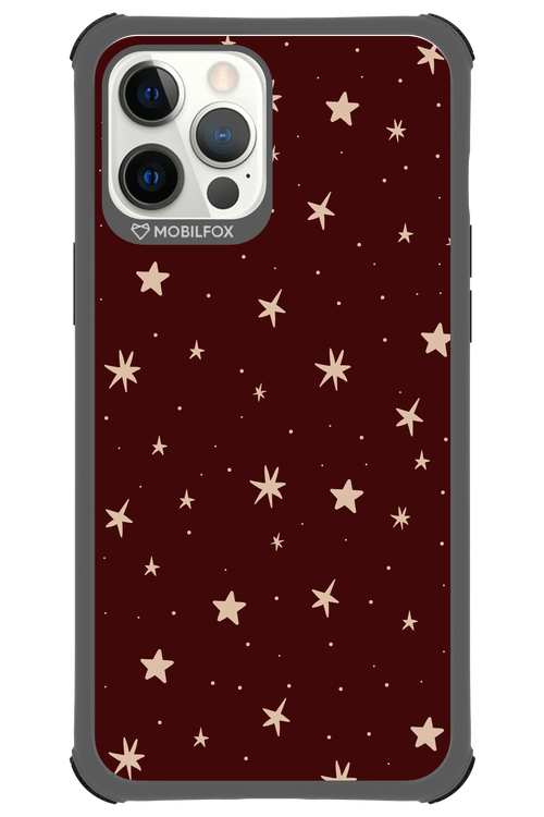 Burgundy Stars - Apple iPhone 12 Pro Max