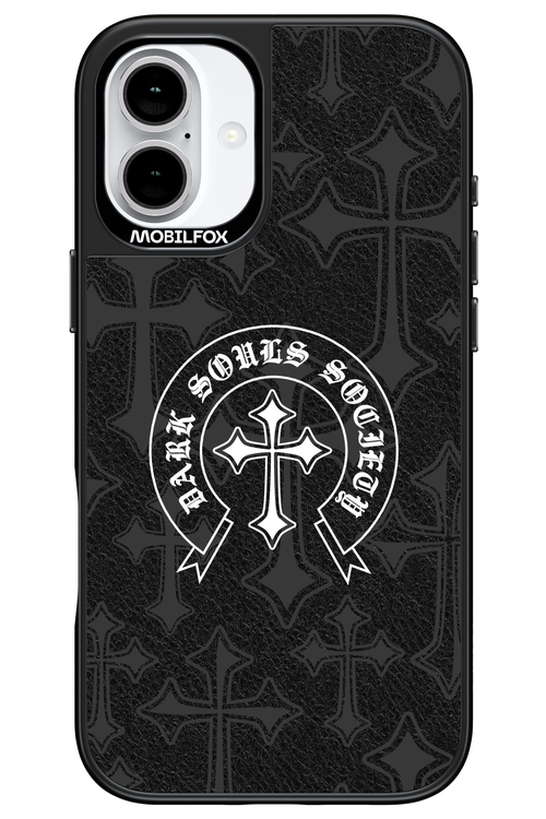Dark Souls Society (Leather) - Apple iPhone 16 Plus