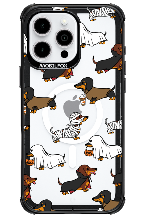 Scary Dachshund (Transparent) - Apple iPhone 16 Pro Max