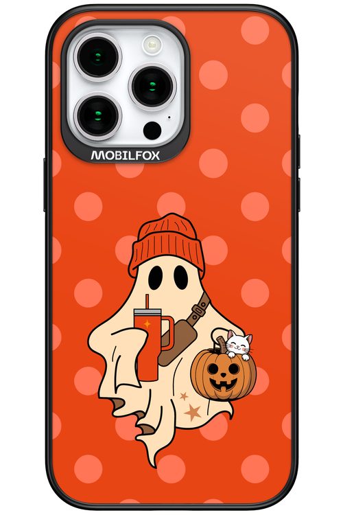 Ghost Girl (Orange) - Apple iPhone 15 Pro Max