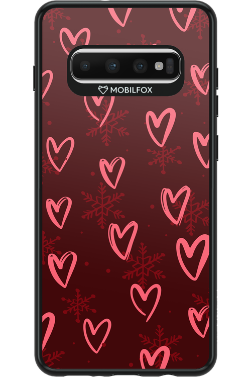 Christmas Hearts - Samsung Galaxy S10+