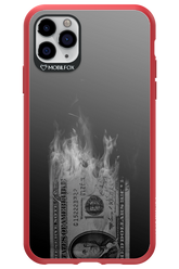 Money Burn B&W - Apple iPhone 11 Pro Max