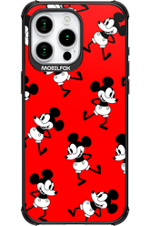 Iconic Mouse (red pattern) - Apple iPhone 15 Pro Max