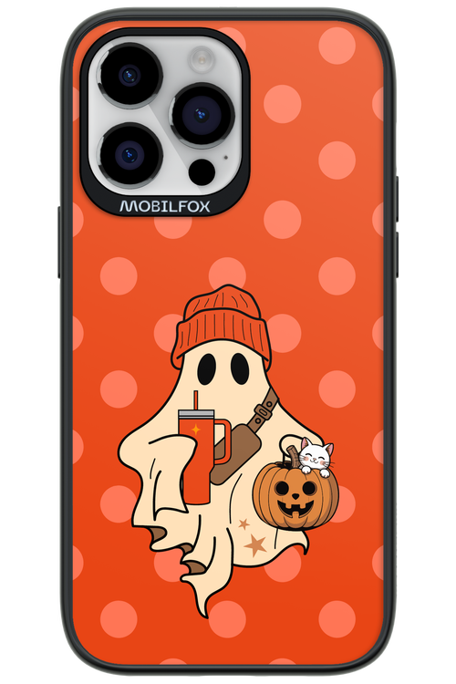 Ghost Girl (Orange) - Apple iPhone 14 Pro Max