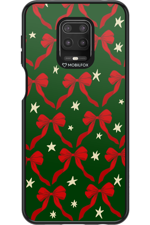 Bow & Stars (Green) - Xiaomi Redmi Note 9 Pro
