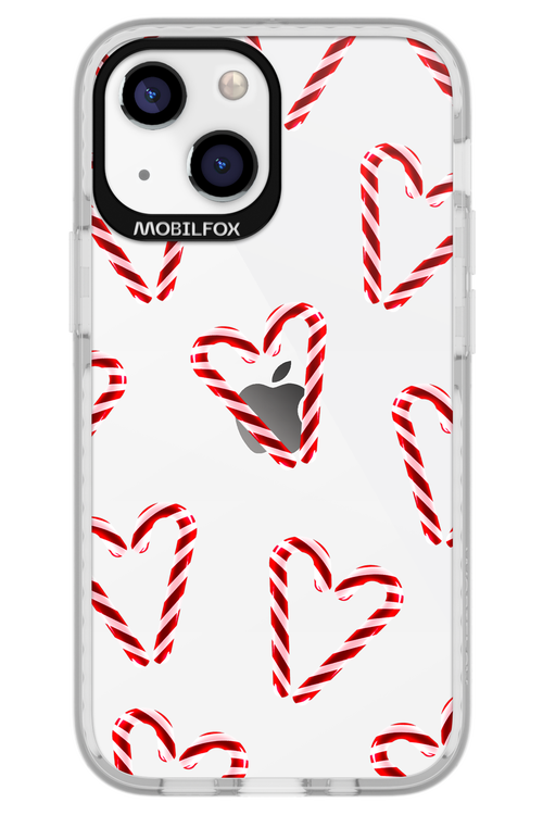 Candy Cane Hearts - Apple iPhone 13 Mini