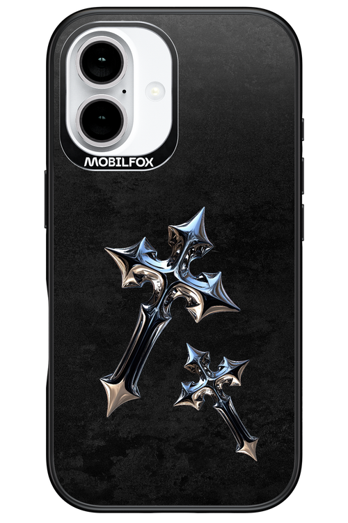 Chrome Crosses - Apple iPhone 16