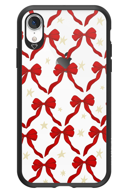 Bow & Stars (Transparent) - Apple iPhone XR