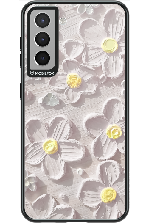 White Flowers 2.0 - Samsung Galaxy S21
