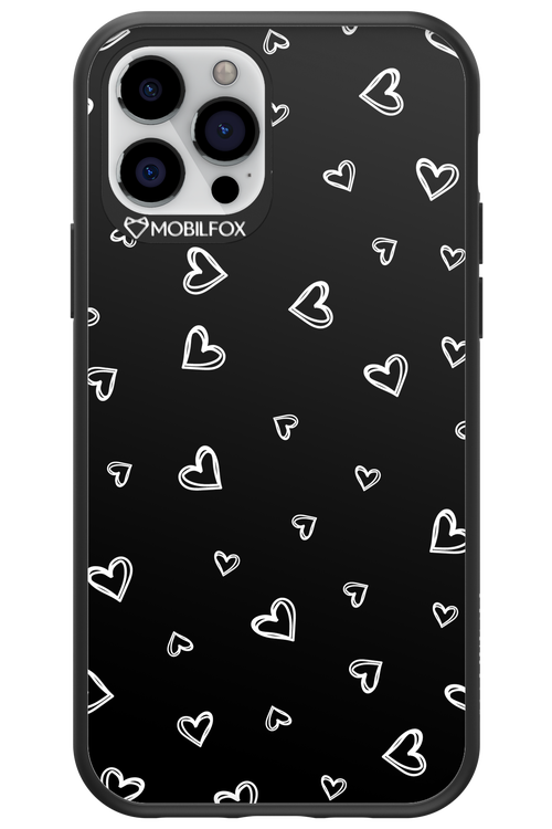Monochrome Hearts 2.0 - Apple iPhone 12 Pro
