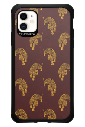 Burgundy Leopard Pattern - Apple iPhone 11