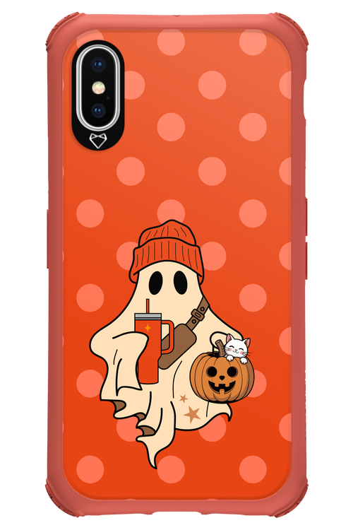 Ghost Girl (Orange) - Apple iPhone X
