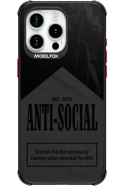 ANTI-SOCIAL (BLVCK) 2.0 - Apple iPhone 15 Pro Max