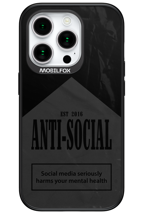 ANTI-SOCIAL (BLVCK) 2.0 - Apple iPhone 15 Pro
