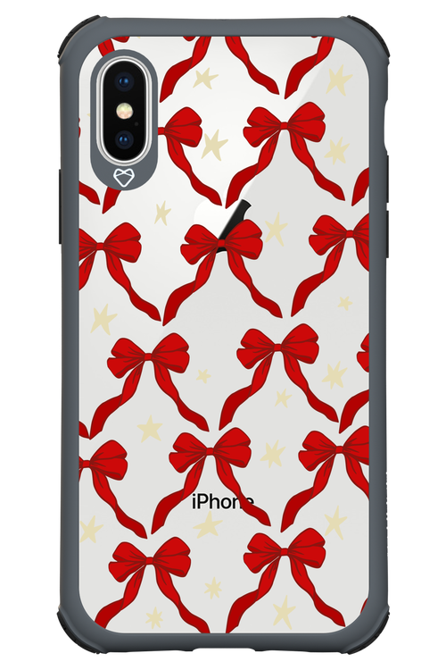 Bow & Stars (Transparent) - Apple iPhone X