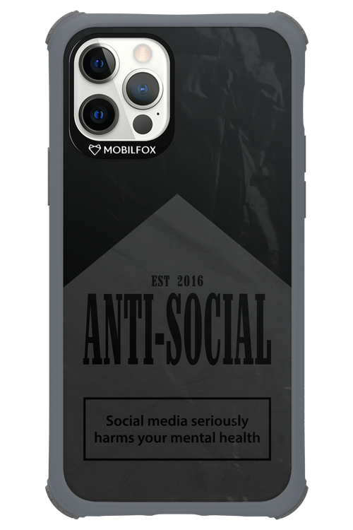 ANTI-SOCIAL (BLVCK) 2.0 - Apple iPhone 12 Pro