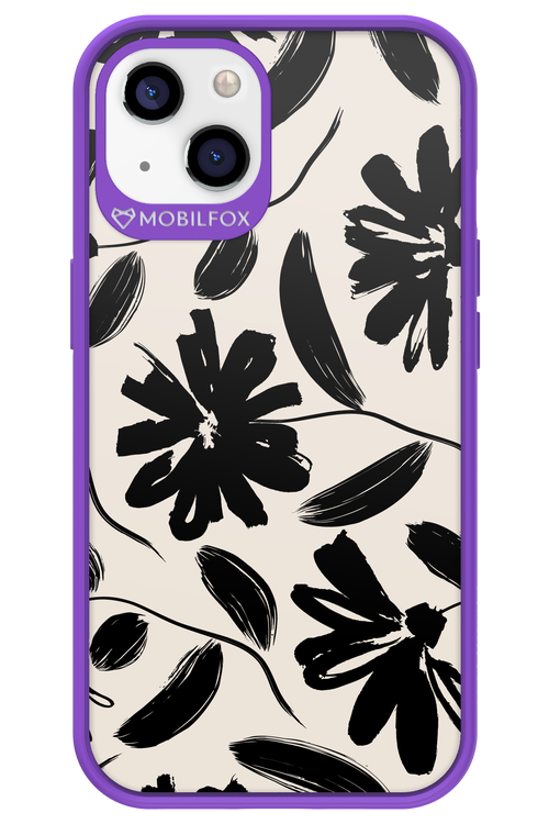 Monochrome Flowerss 2.0 - Apple iPhone 13