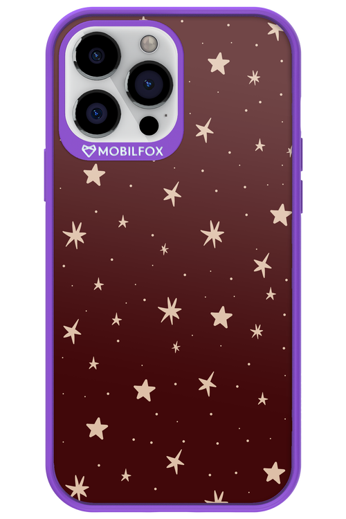 Burgundy Stars - Apple iPhone 13 Pro Max