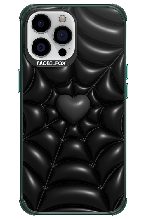 Black Spider Heart - Apple iPhone 13 Pro Max