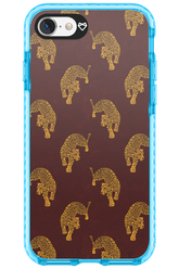 Burgundy Leopard Pattern - Apple iPhone 7