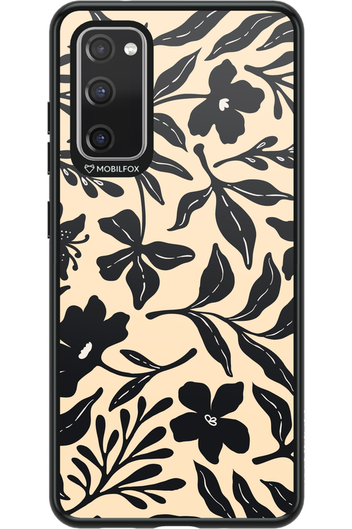 Black Flowers 2.0 - Samsung Galaxy S20 FE