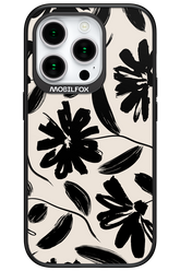 Monochrome Flowerss - Apple iPhone 15 Pro