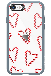 Candy Cane Hearts - Apple iPhone SE 2022