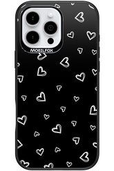 Monochrome Hearts 2.0 - Apple iPhone 16 Pro Max