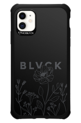 Black Flowers - Apple iPhone 11