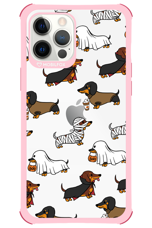 Scary Dachshund (Transparent) - Apple iPhone 12 Pro Max