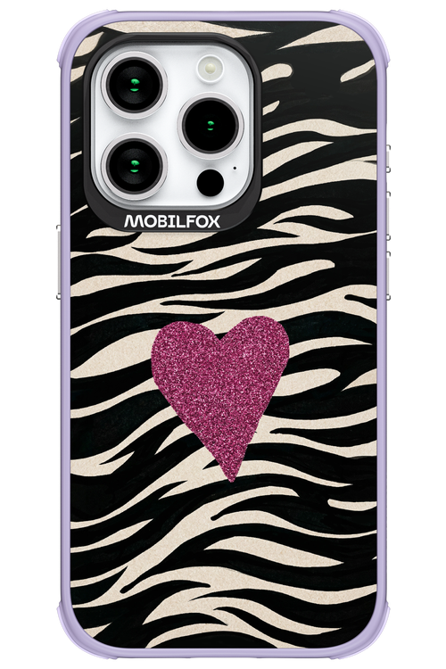 Zebra Heart 2.0 - Apple iPhone 15 Pro
