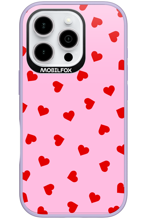 Sprinkle Heart Pink - Apple iPhone 16 Pro