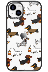 Scary Dachshund (Transparent) - Apple iPhone 15 Plus