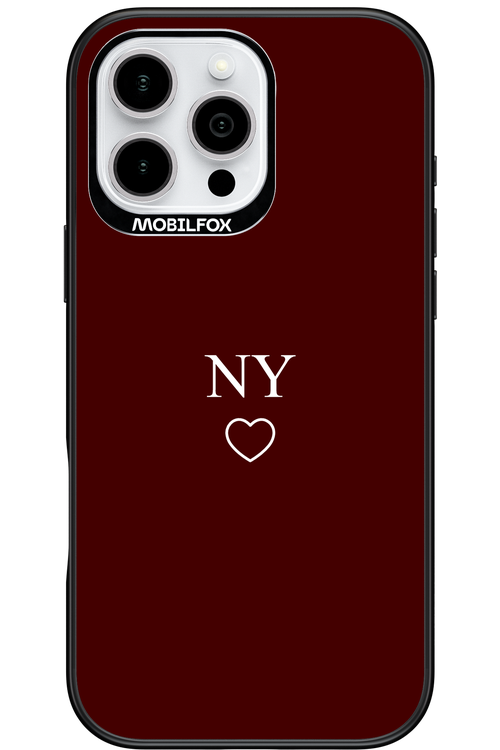 NY Burgundia 2.0 - Apple iPhone 16 Pro Max