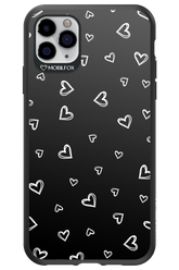Monochrome Hearts 2.0 - Apple iPhone 11 Pro Max