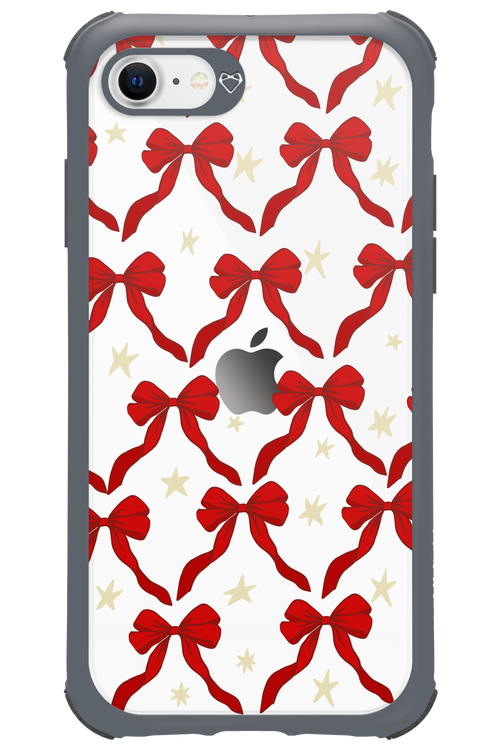 Bow & Stars (Transparent) - Apple iPhone SE 2022