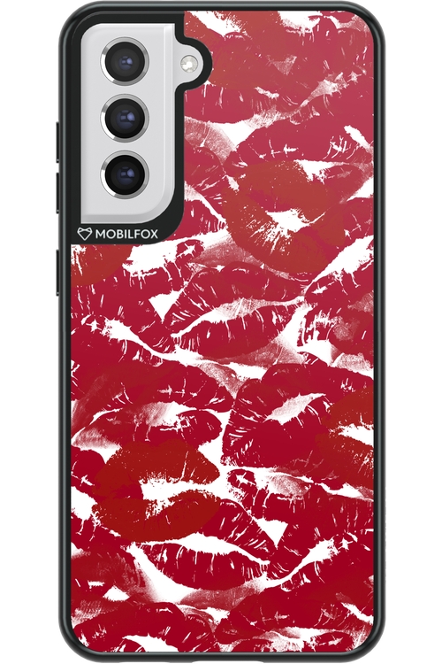 Burgundy and Kiss 2.0 - Samsung Galaxy S21 FE