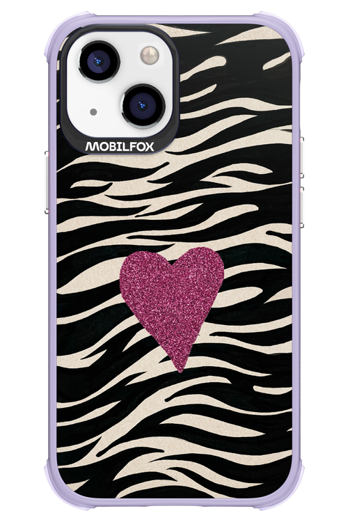 Zebra Heart 2.0 - Apple iPhone 13 Mini